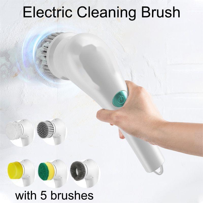 Trying out the $5 electric cleaning brush from the Target dollar